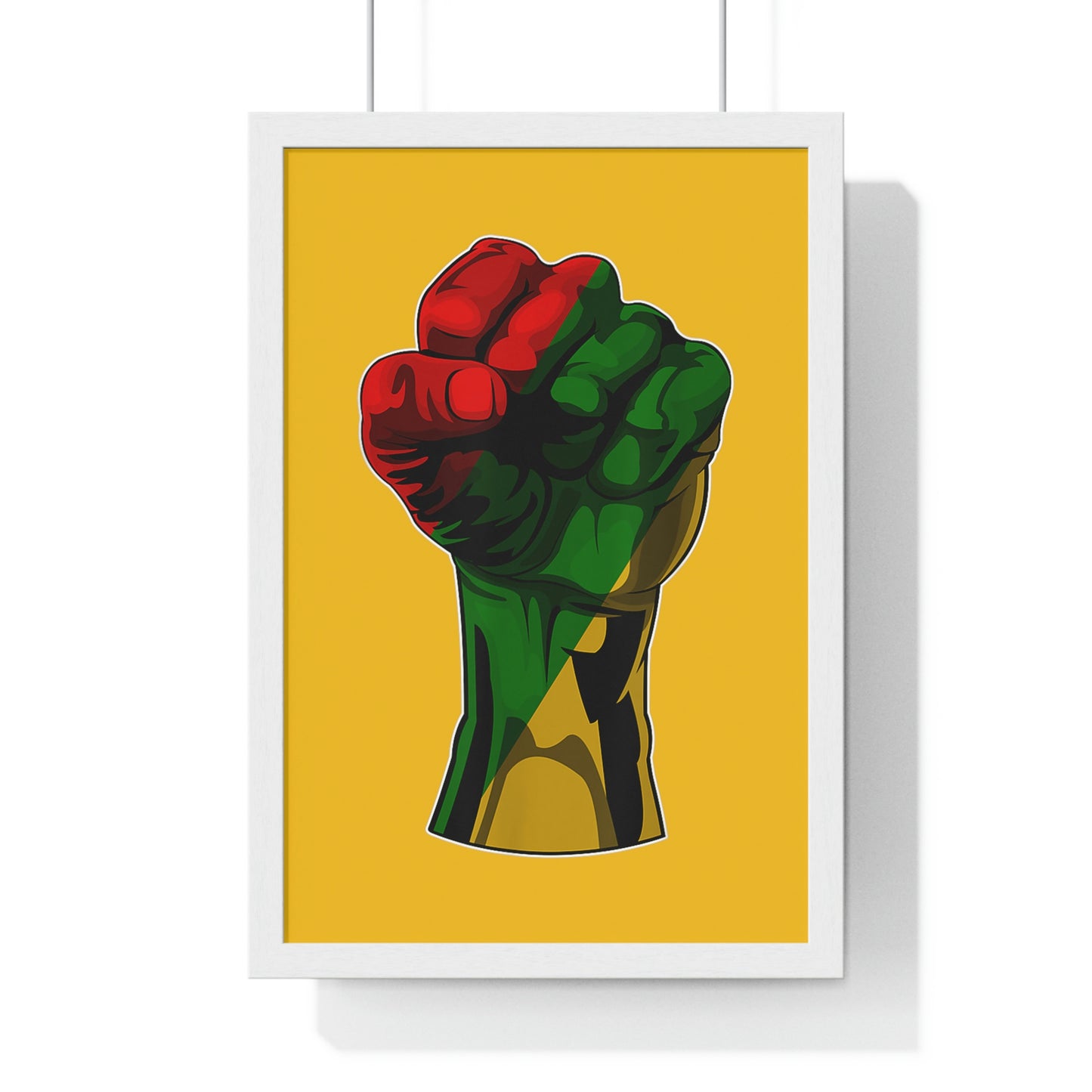 Black History Power Fist Poster