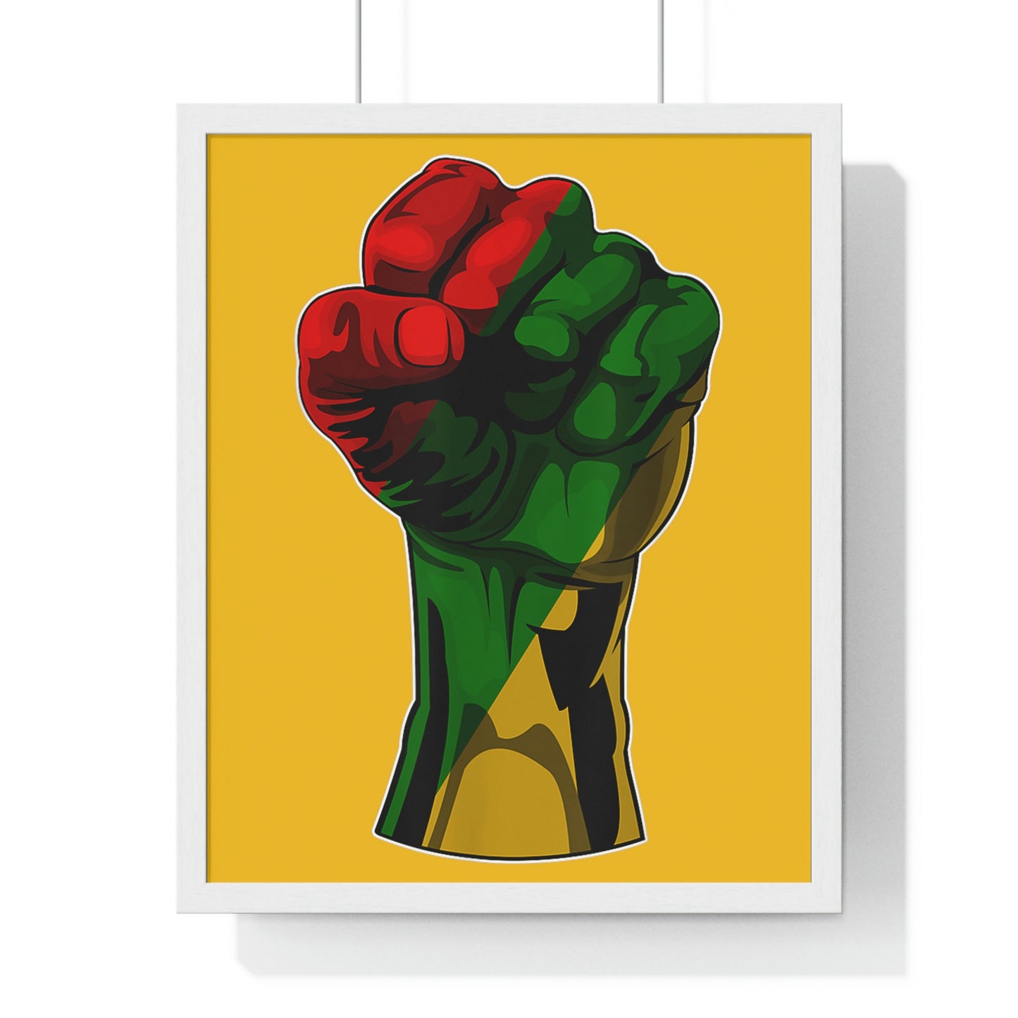 Black History Power Fist Poster