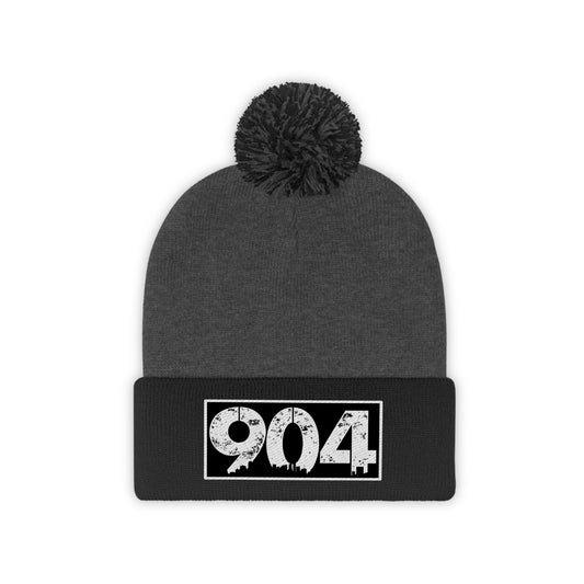 Duval 904 embroidered Pom Pom Beanie