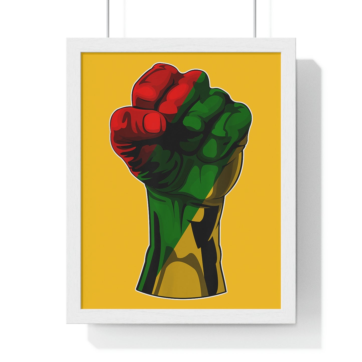 Black History Power Fist Poster