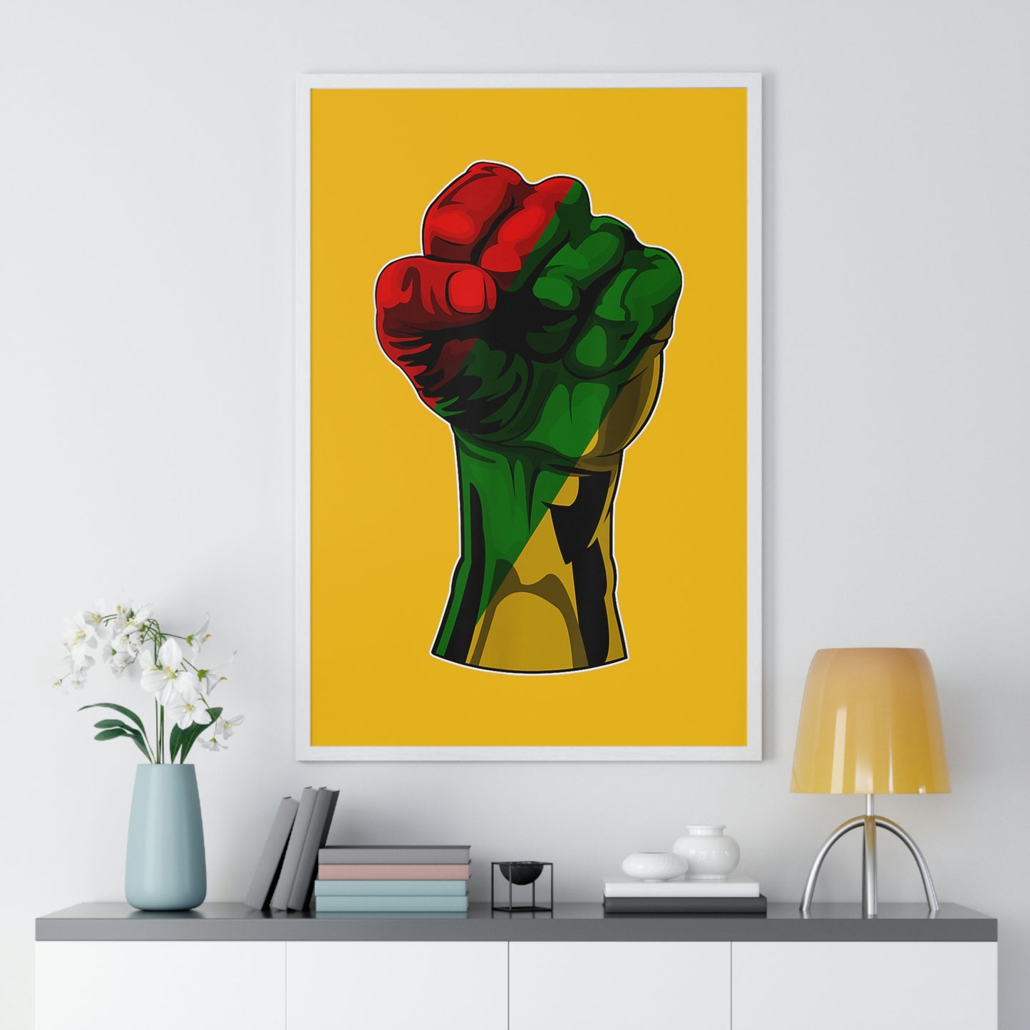 Black History Power Fist Poster