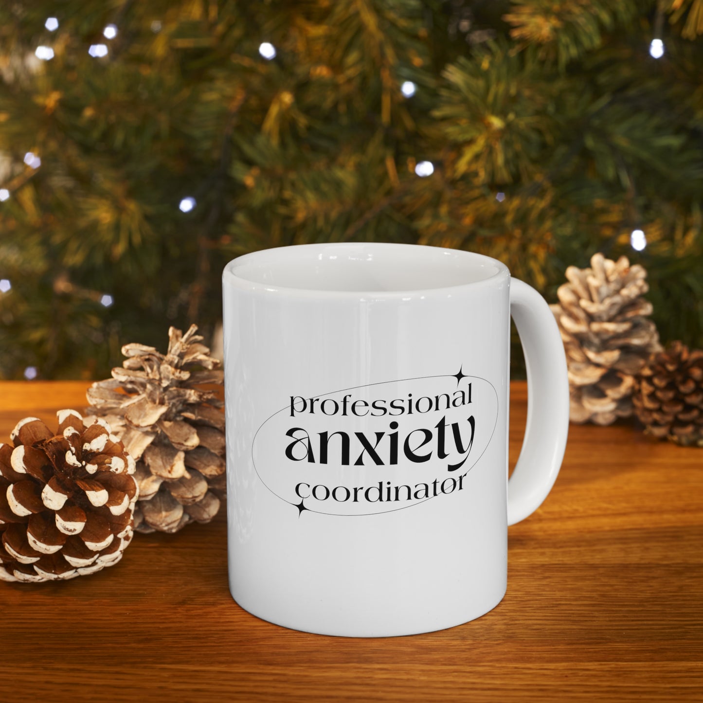 "Professional Anxiety Coordinator" Novelty Mug - Perfect Gift for Humor and Coffee Lovers