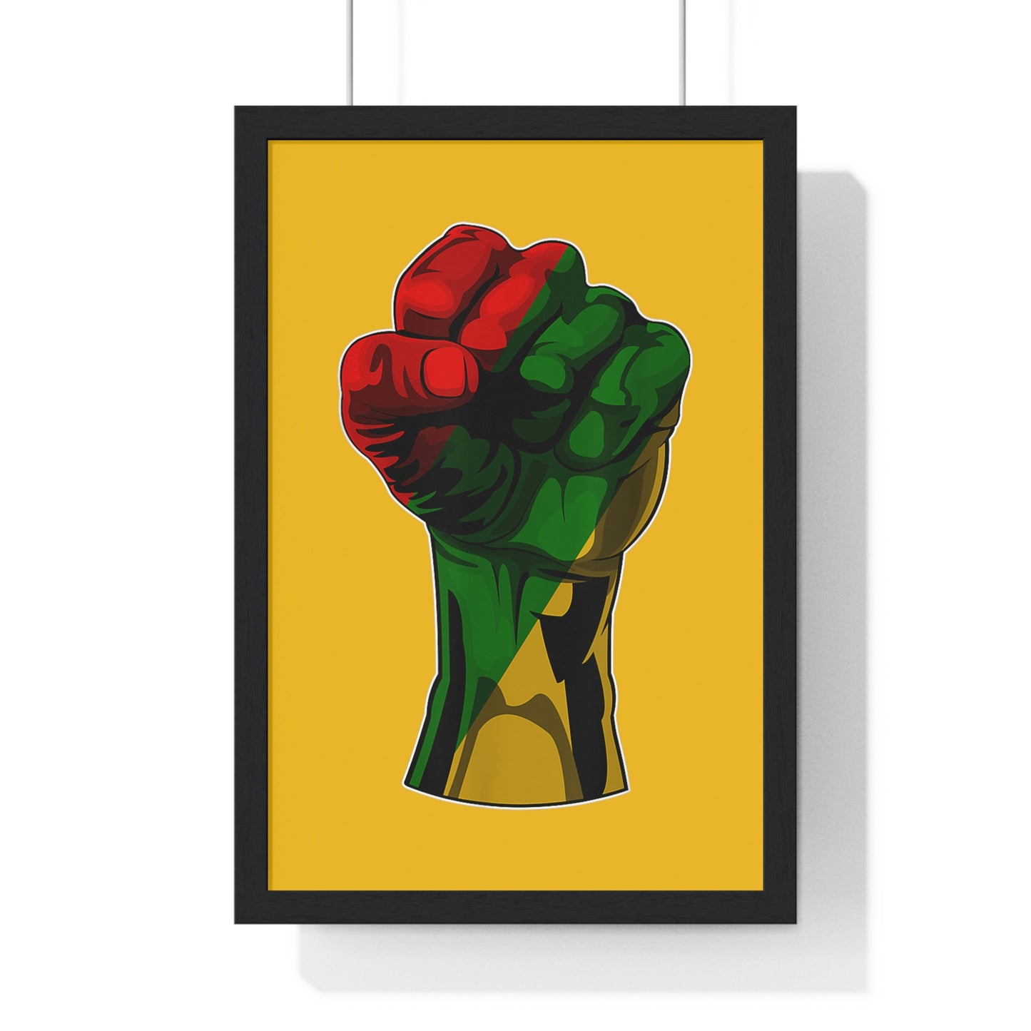 Black History Power Fist Poster
