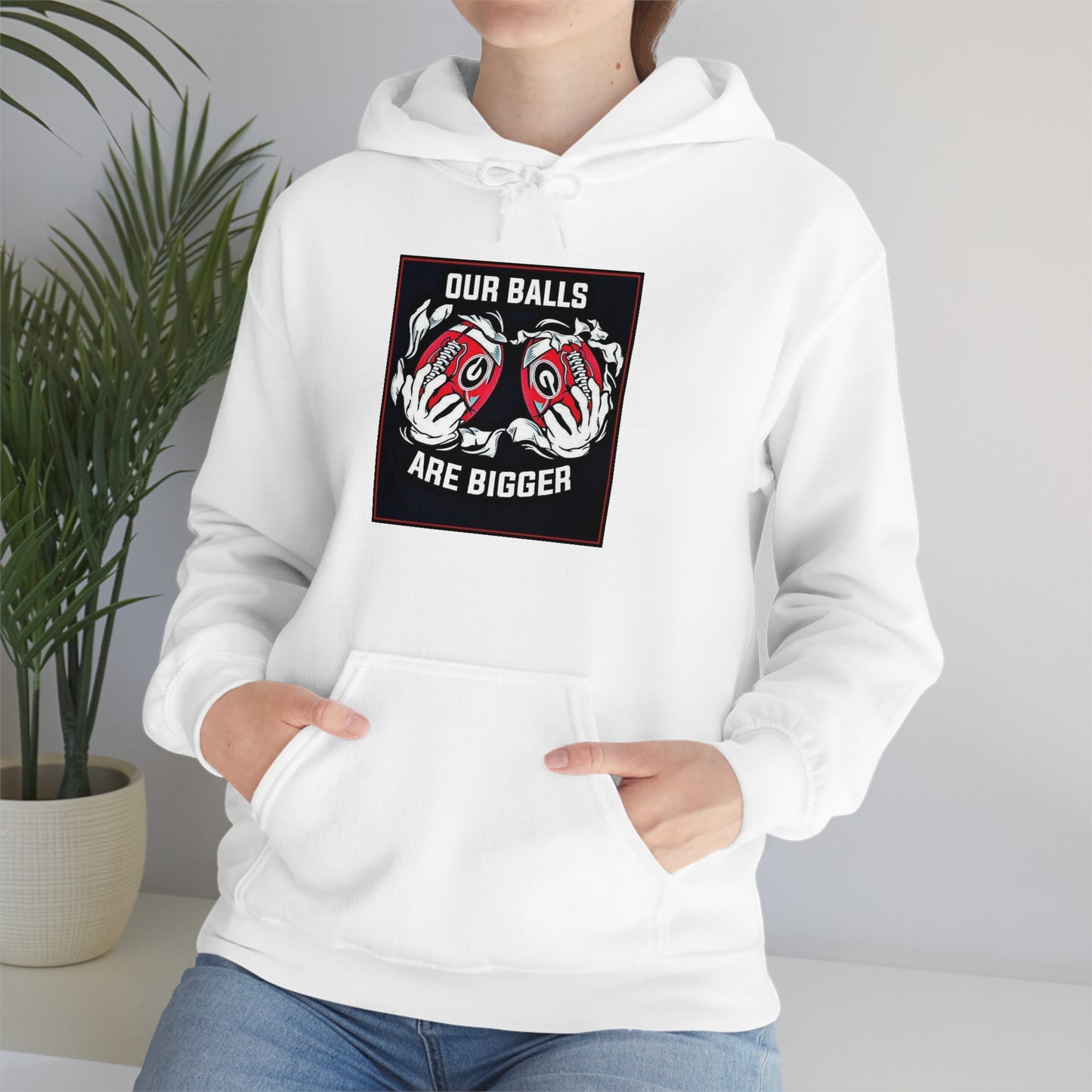 Georgia Bulldogs Unisex Heavy Blend Pullover Hoodie