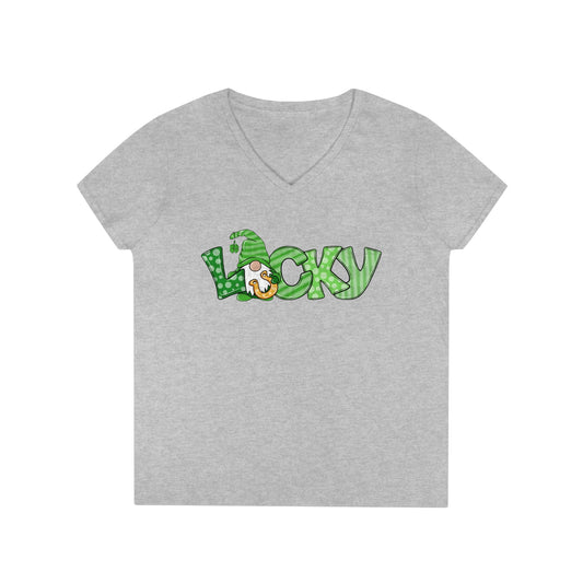 Ladies' Saint Patrick’s Day V-Neck T-Shirt