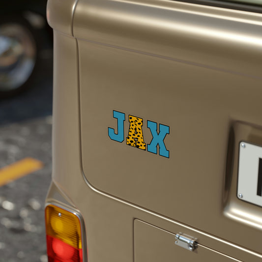 JAX Transparent Outdoor Stickers, Die-Cut, 1pcs