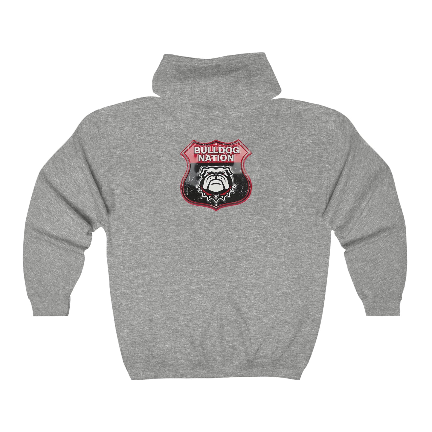 Georgia Bulldogs Unisex Heavy Blend Full Zipper Hoodie