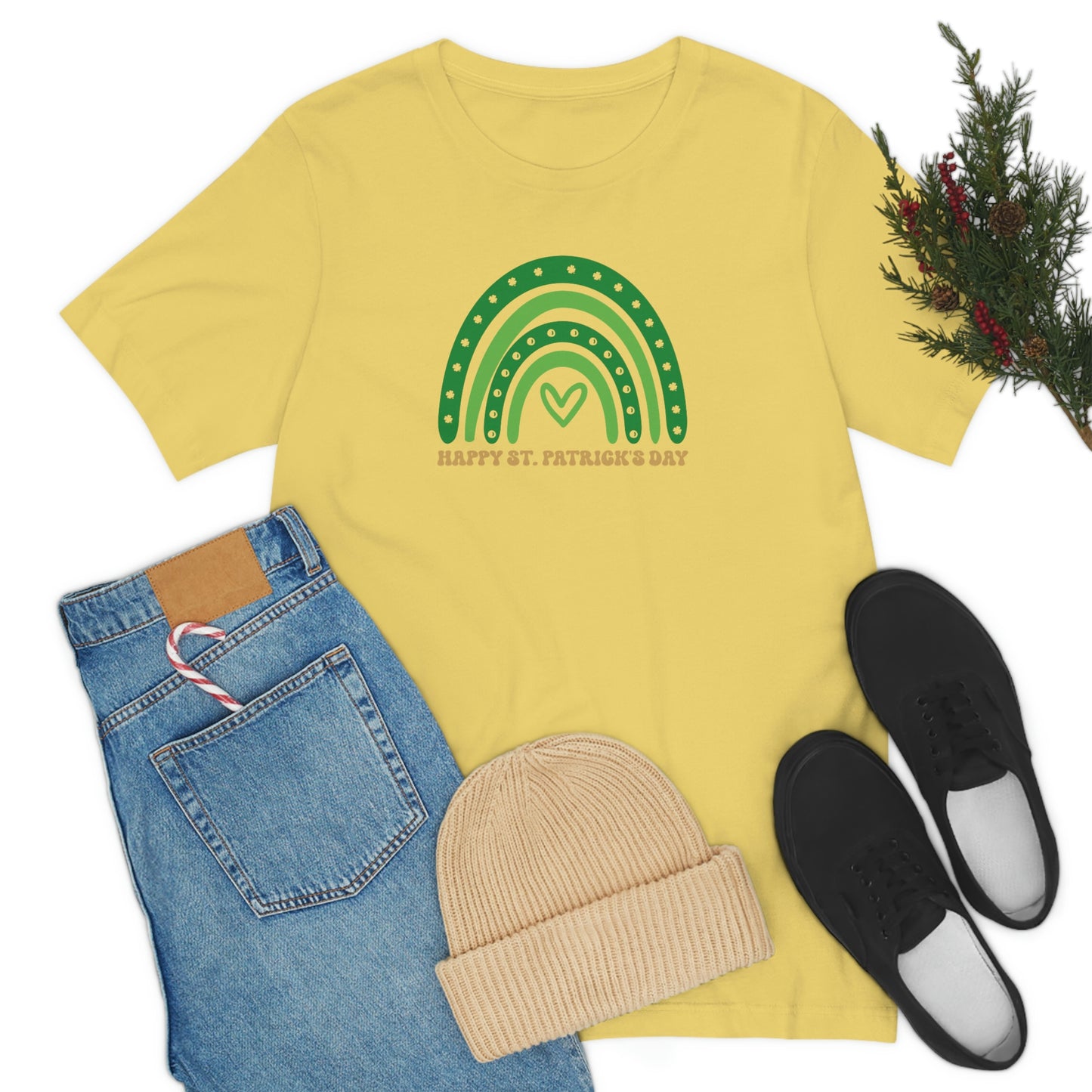 Happy St Patricks Day Unisex Jersey Short Sleeve Tee