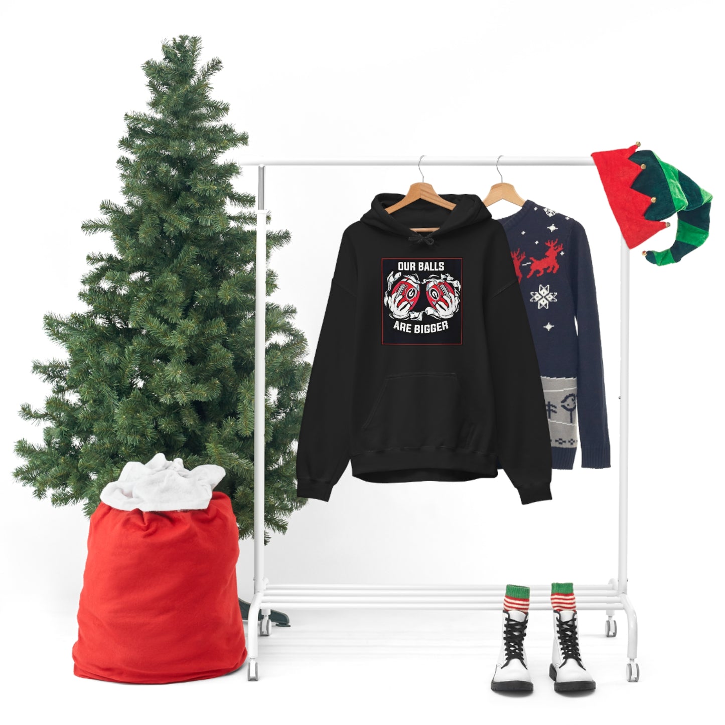 Georgia Bulldogs Unisex Heavy Blend Pullover Hoodie