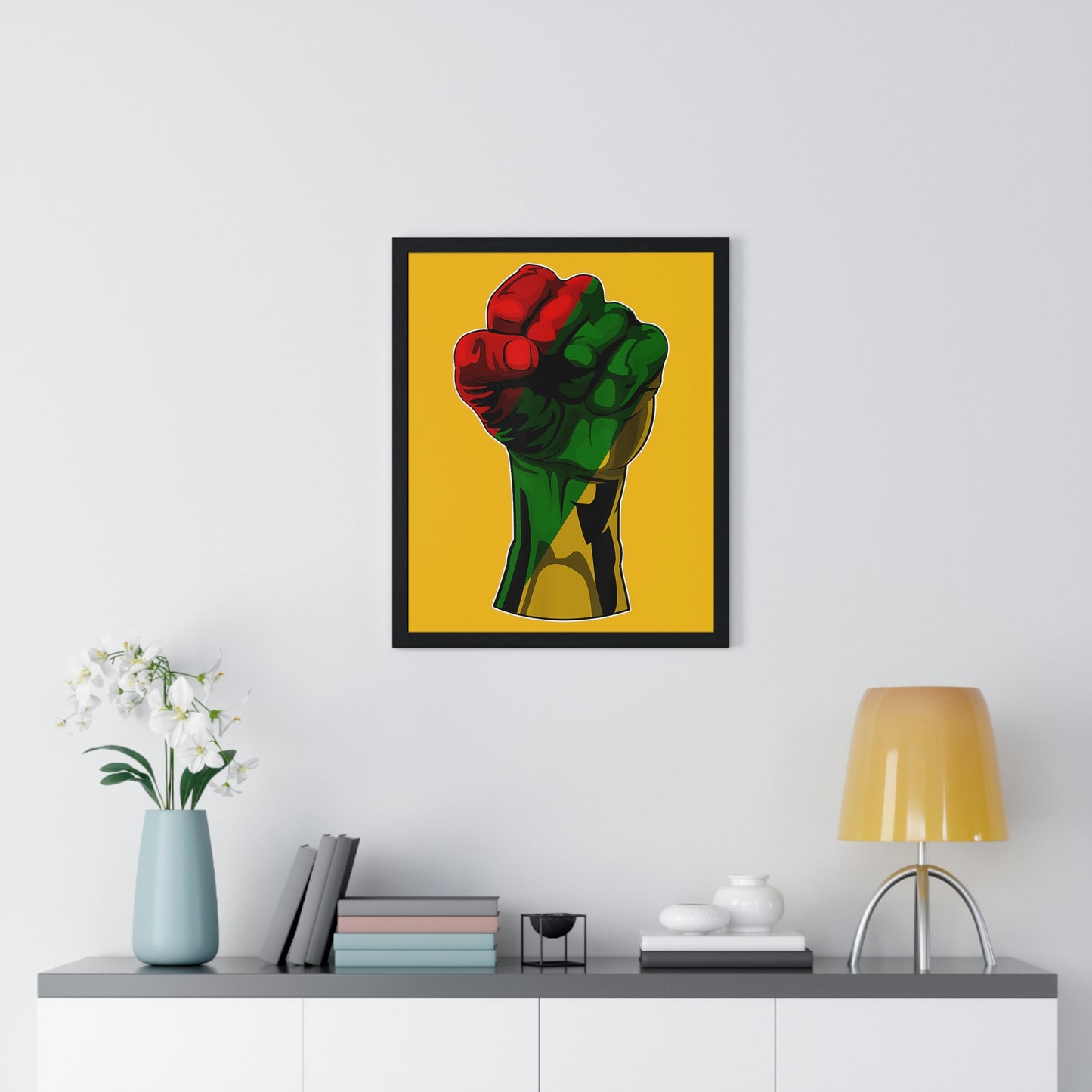 Black History Power Fist Poster