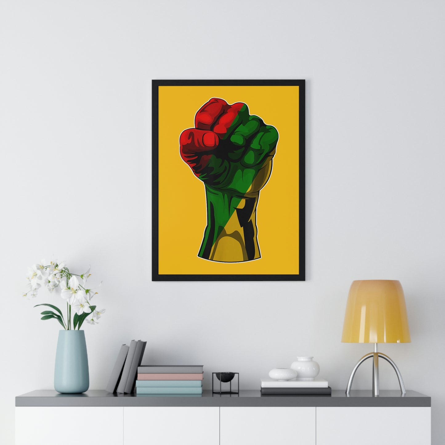 Black History Power Fist Poster