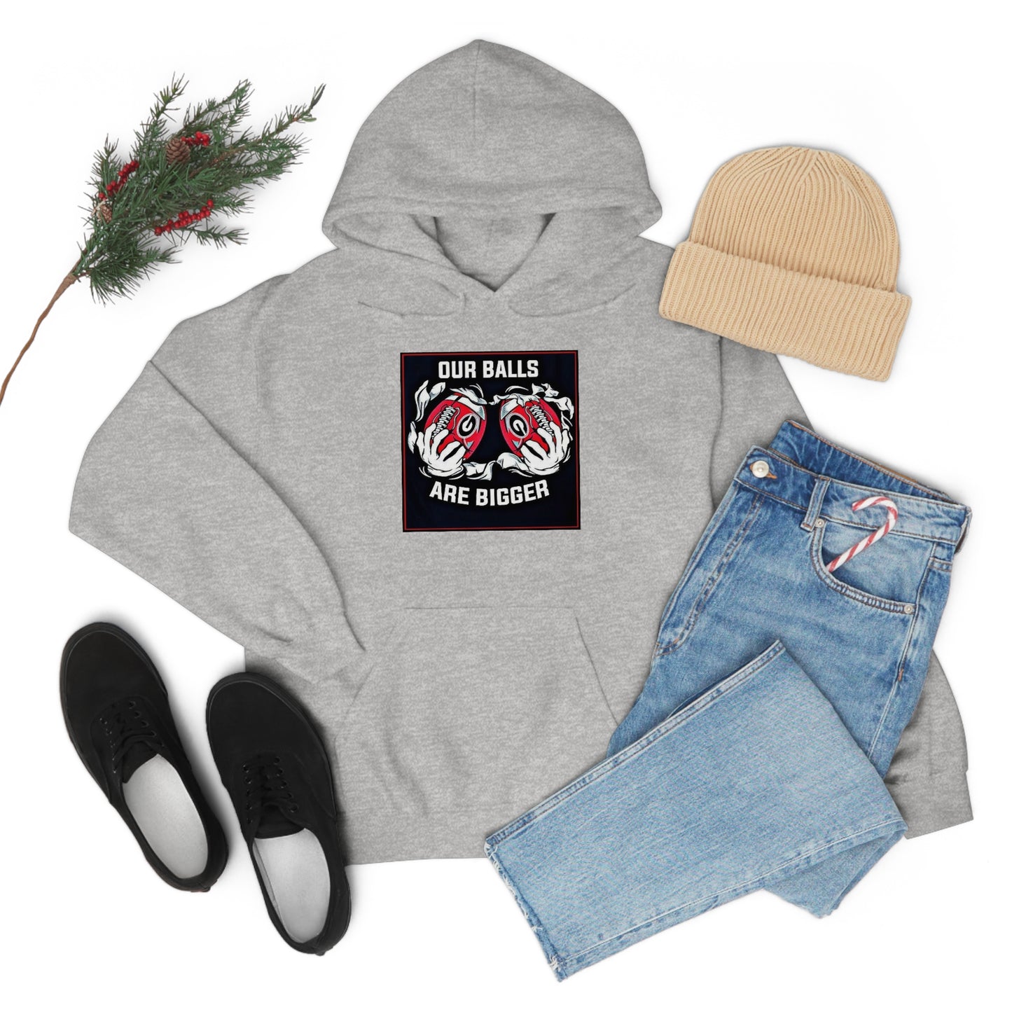 Georgia Bulldogs Unisex Heavy Blend Pullover Hoodie