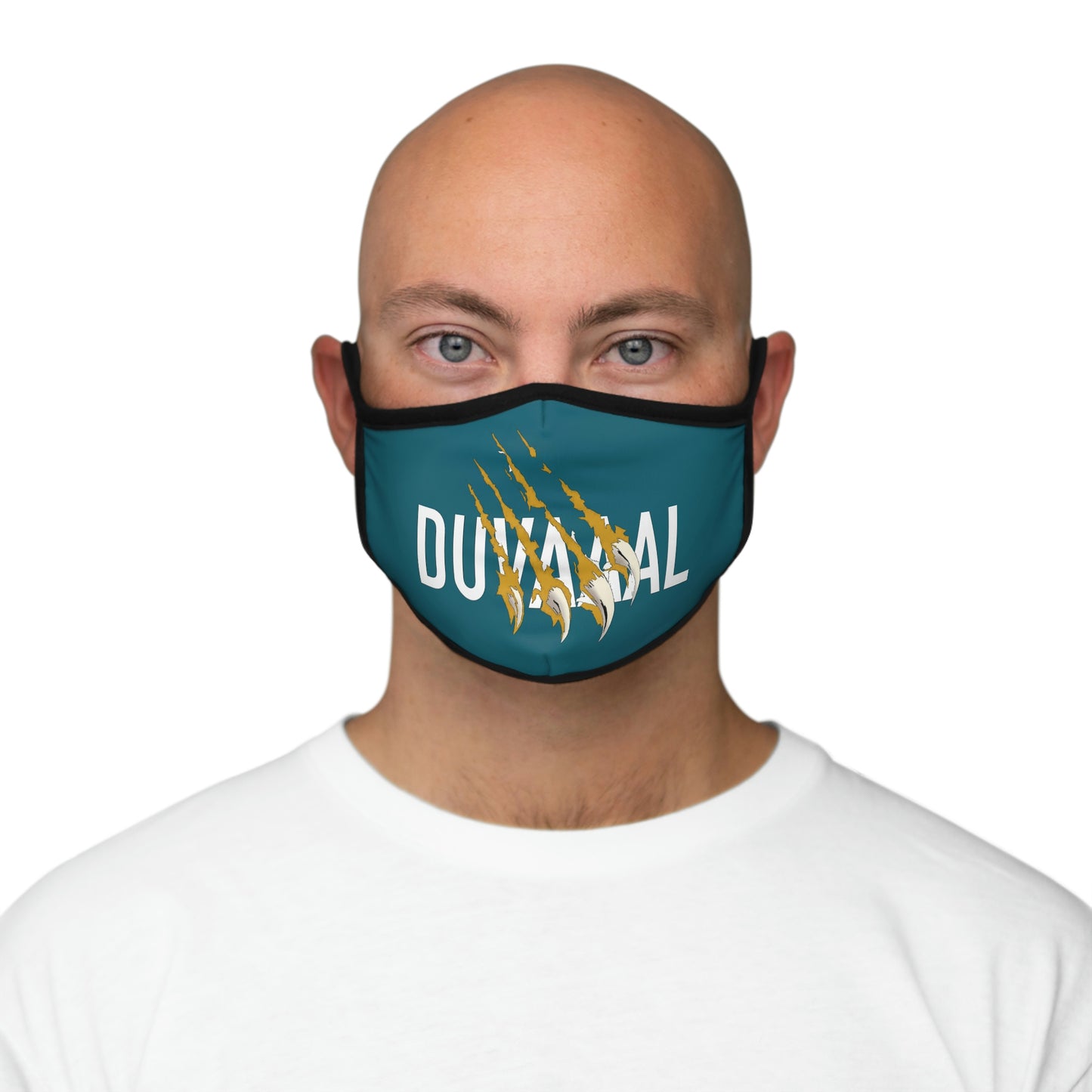 Jags Fitted Polyester Face Mask