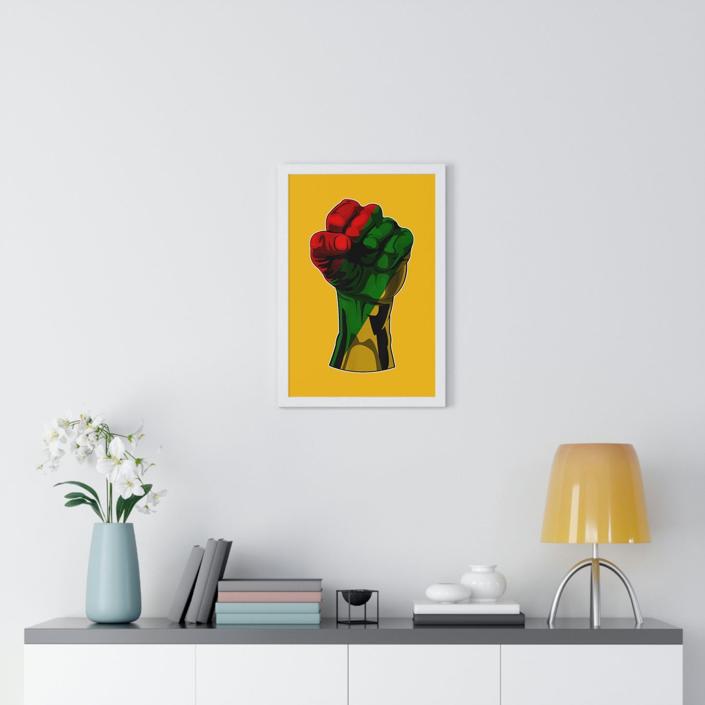 Black History Power Fist Poster