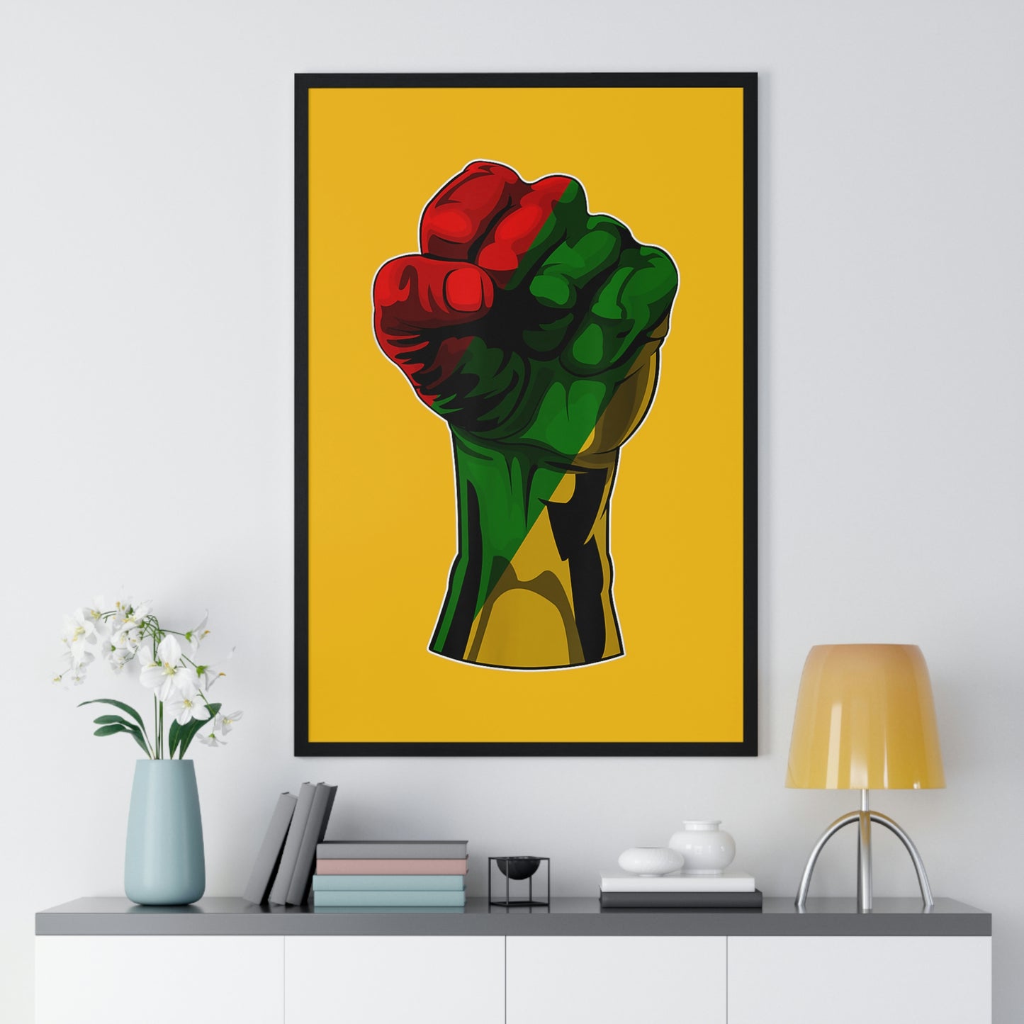 Black History Power Fist Poster