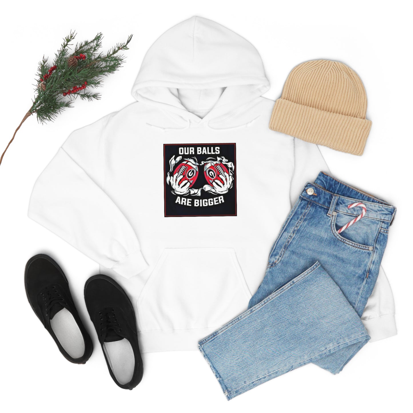 Georgia Bulldogs Unisex Heavy Blend Pullover Hoodie