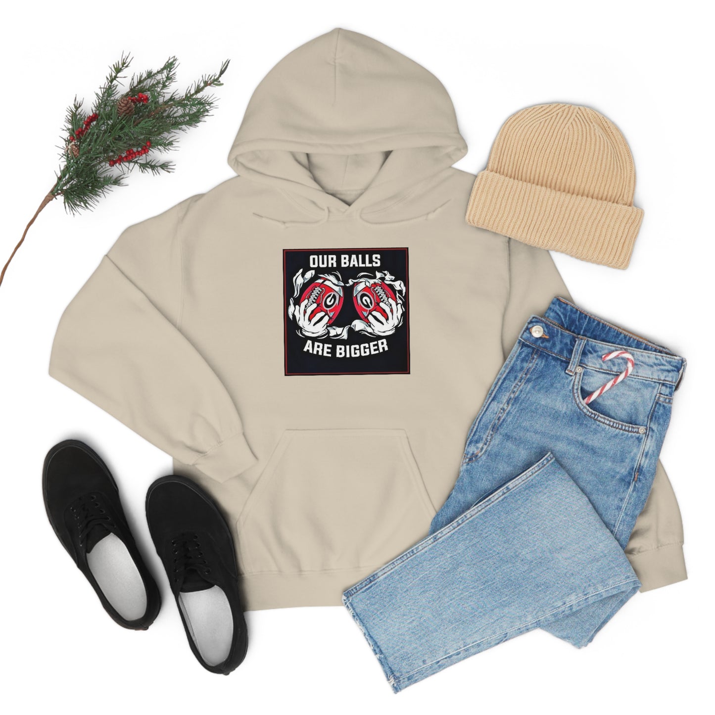 Georgia Bulldogs Unisex Heavy Blend Pullover Hoodie