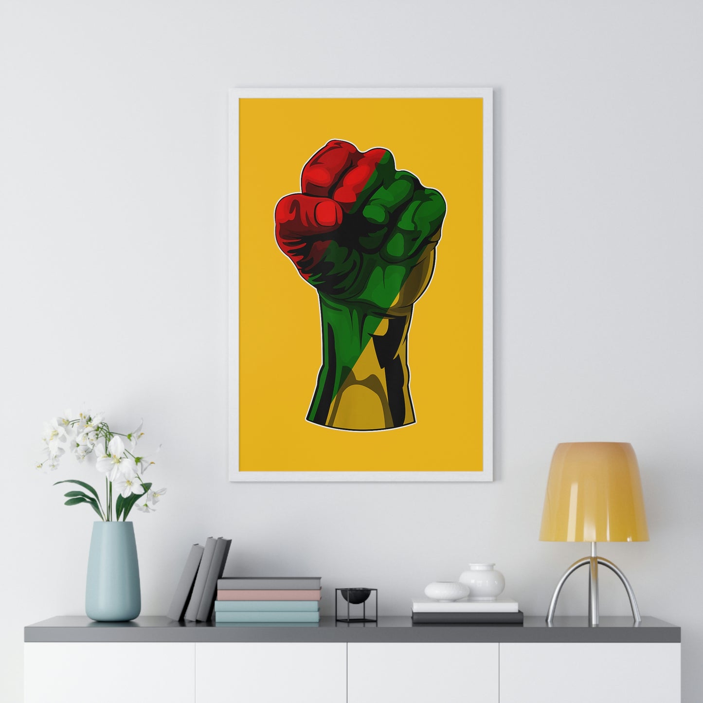 Black History Power Fist Poster
