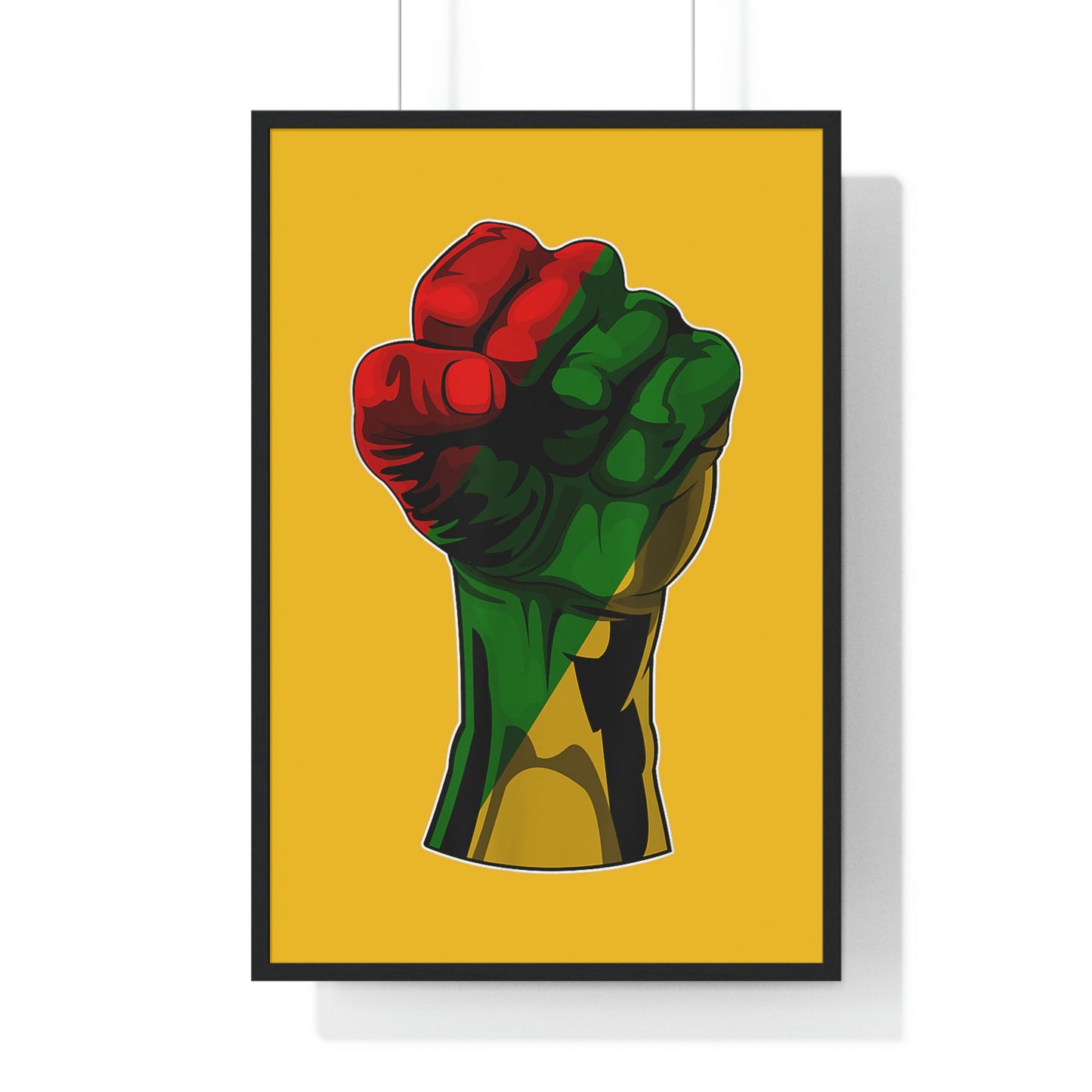 Black History Power Fist Poster