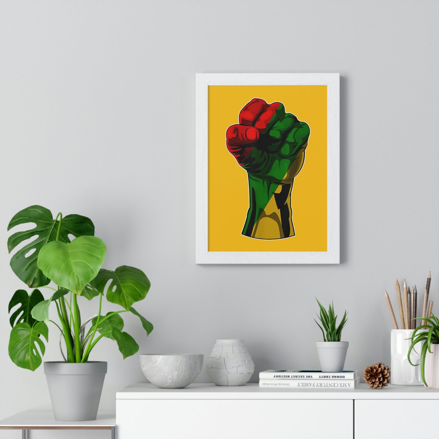 Black History Power Fist Poster