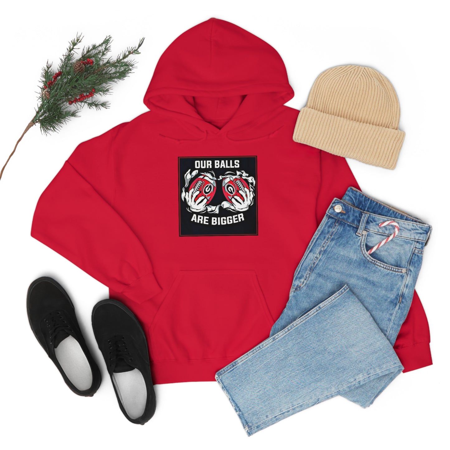 Georgia Bulldogs Unisex Heavy Blend Pullover Hoodie